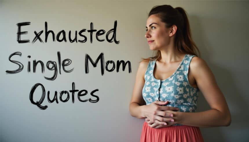 exhausted single mom quotes